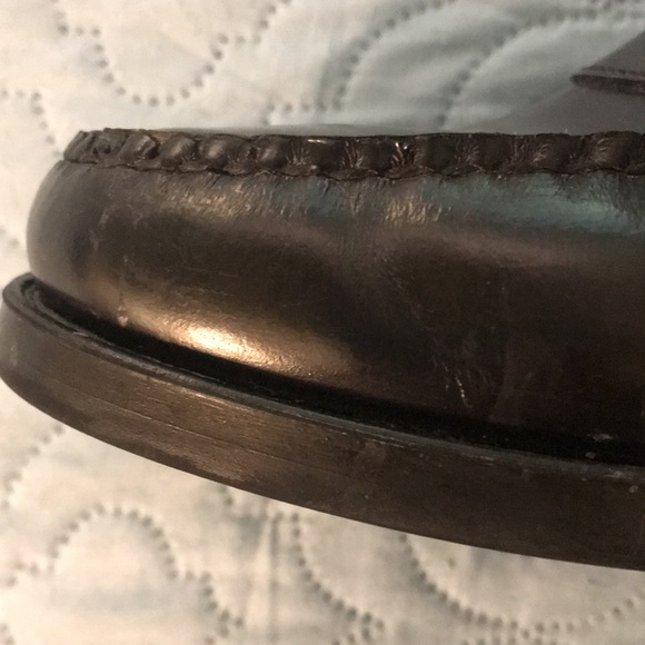 GH Bass Black Leather Loafers Weejuns Katherine - Picture 11 of 14